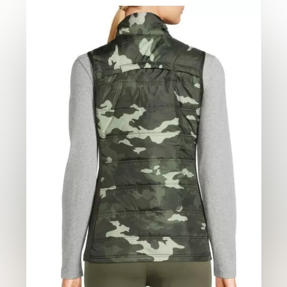 Aviva Performance Green Camouflage Quilted Vest